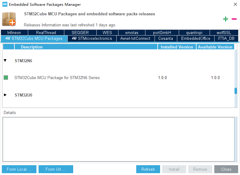 stm32cubemx done